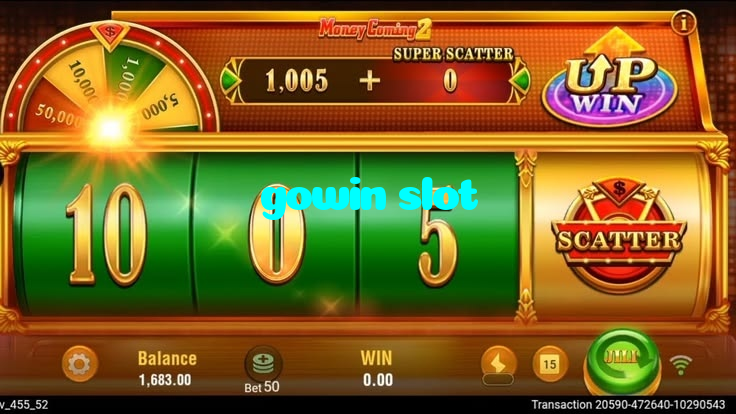 gowin slot casino presented on mobile device in Pakistan with slots and live games